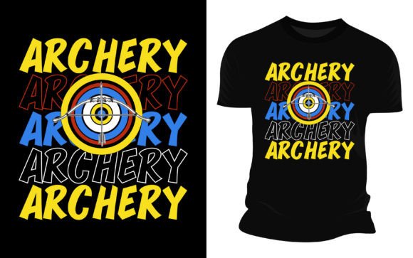 Archery: A Dynamic Vector Graphic for Your Next T-shirt