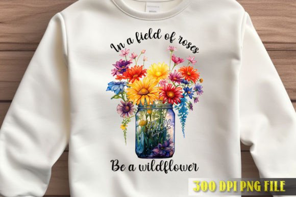 Be a Wildflower Boho Jar: Your Creative Asset