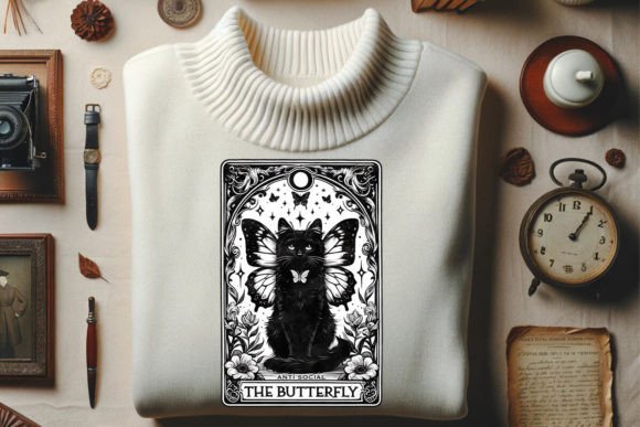 Butterfly Tarot Graphic: Unlocking Mystical Creativity