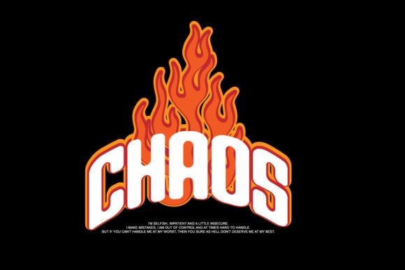 Chaos Graphic Tee Design: Unleash Urban Edge in Your Streetwear Line