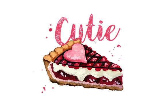 Ditch the Generic Hearts: The Cute Pie Valentine Graphic