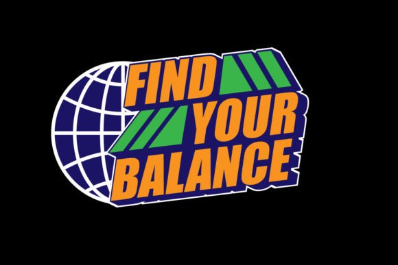 Find Your Balance: A Graphic Tee Design for Modern Streetwear