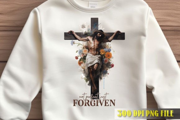 Forgiven Cross Graphic: A Bold Statement for Modern Design
