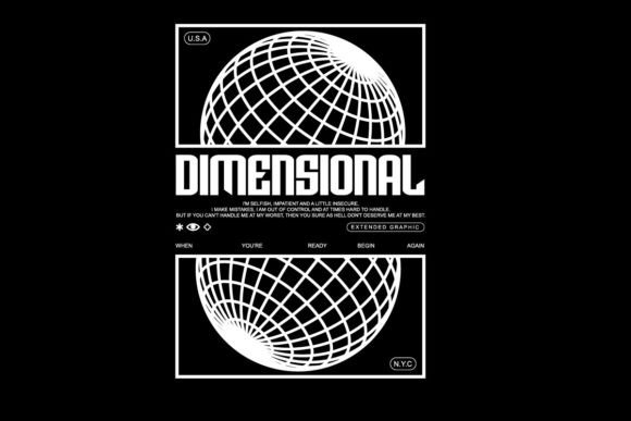 Streetwear Dimensional Graphic Tee: Beyond the Flat Surface