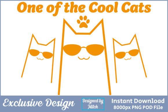 Unleash Your Brand's Purr-sonality: The Cool Cats Graphic T-Shirt Design