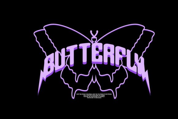 Urban Nature: The Butterfly Graphic Tee Design
