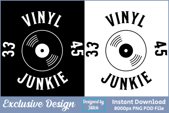 Vinyl Junkie Record Lover: A Design That Hits All the Right Notes